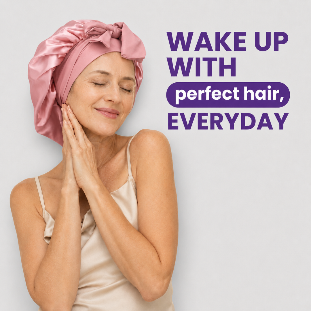 Flown Silq™ Bonnet - Nº04 Rose Blush - NUMOYA