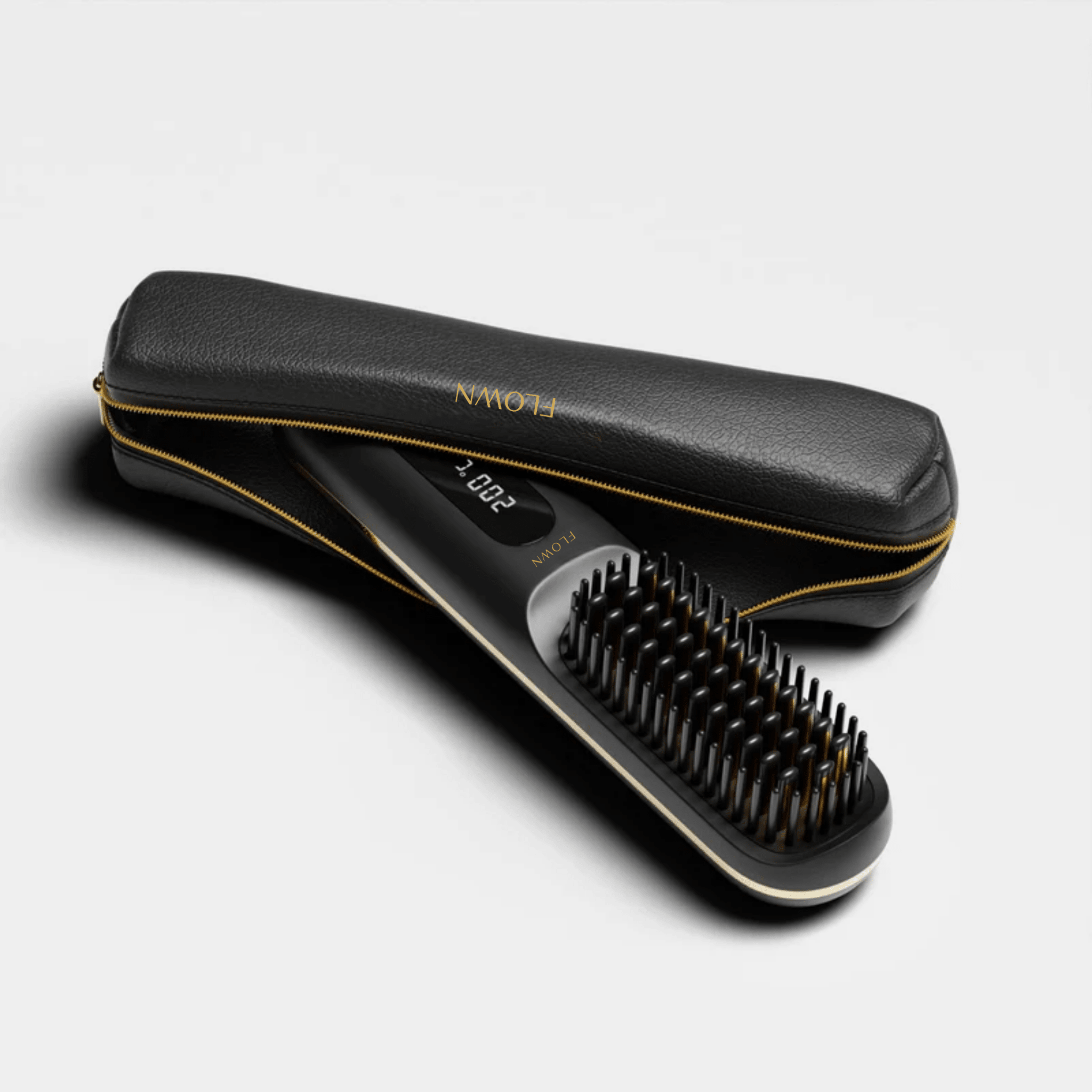 Black Leather Pouch for GoBrush - NUMOYA
