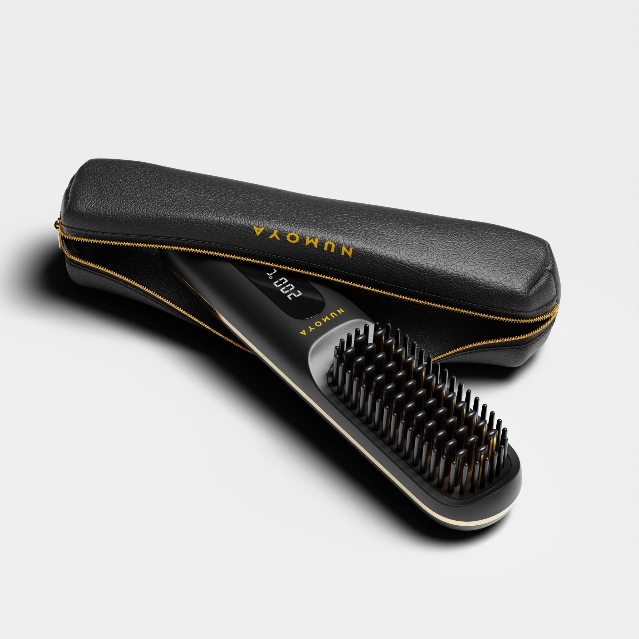 Black Leather Pouch for GoBrush - NUMOYA