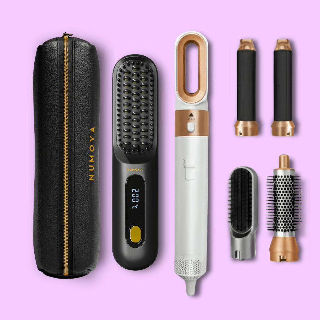 GoBrush MAX + Leather Pouch + 5-in-1 Airstyler