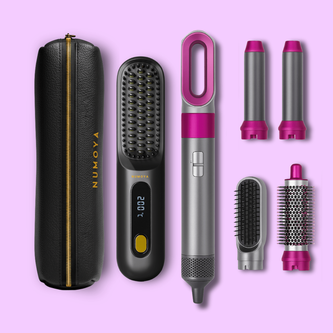 GoBrush MAX + Leather Pouch + 5-in-1 Airstyler