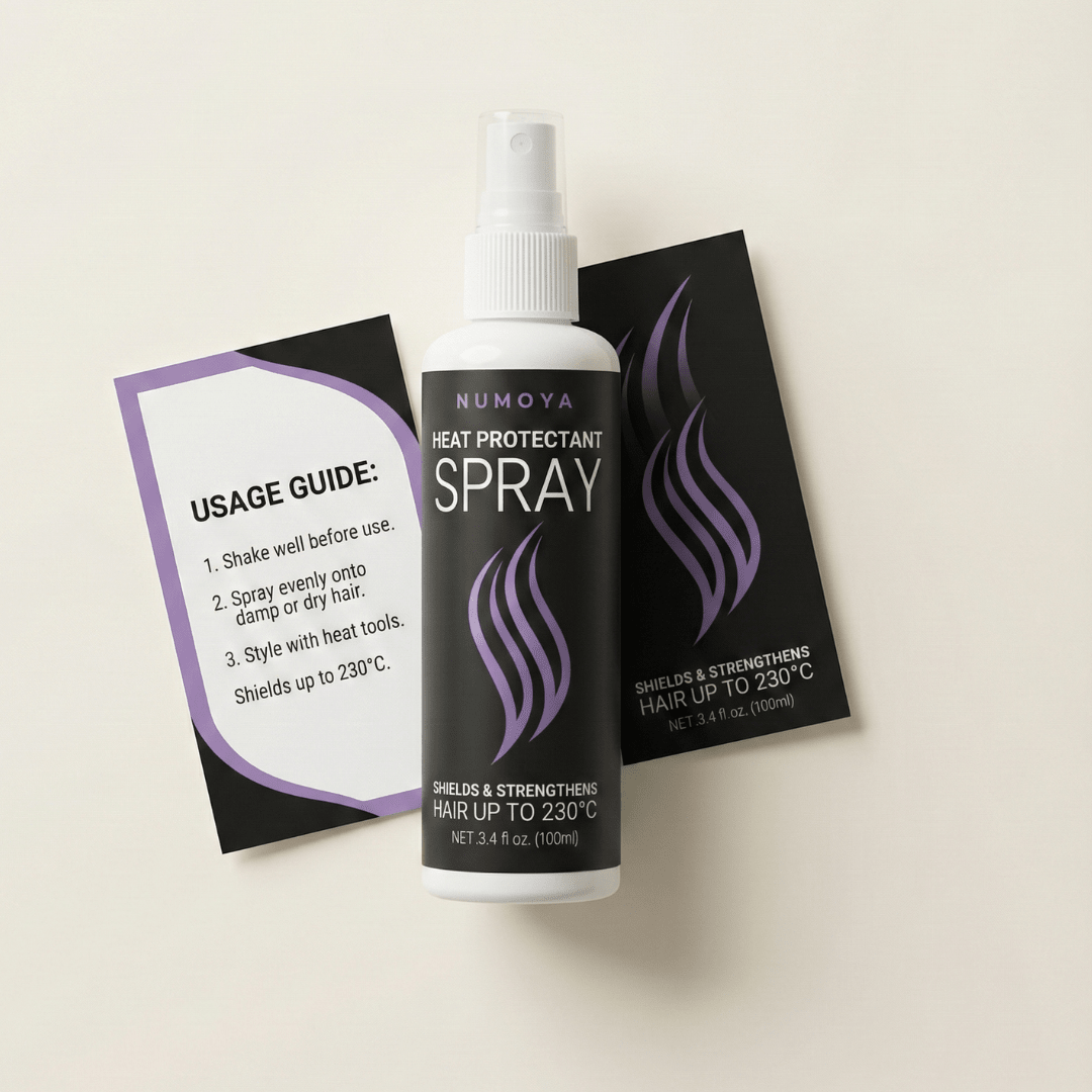Numoya Shield & Shine Heat Protectant Spray - NUMOYA