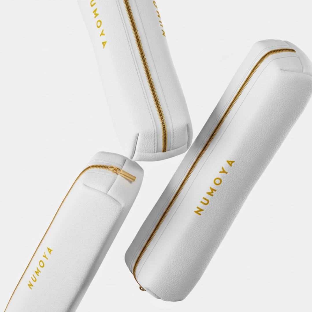 White Leather Pouch for GoBrush - NUMOYA