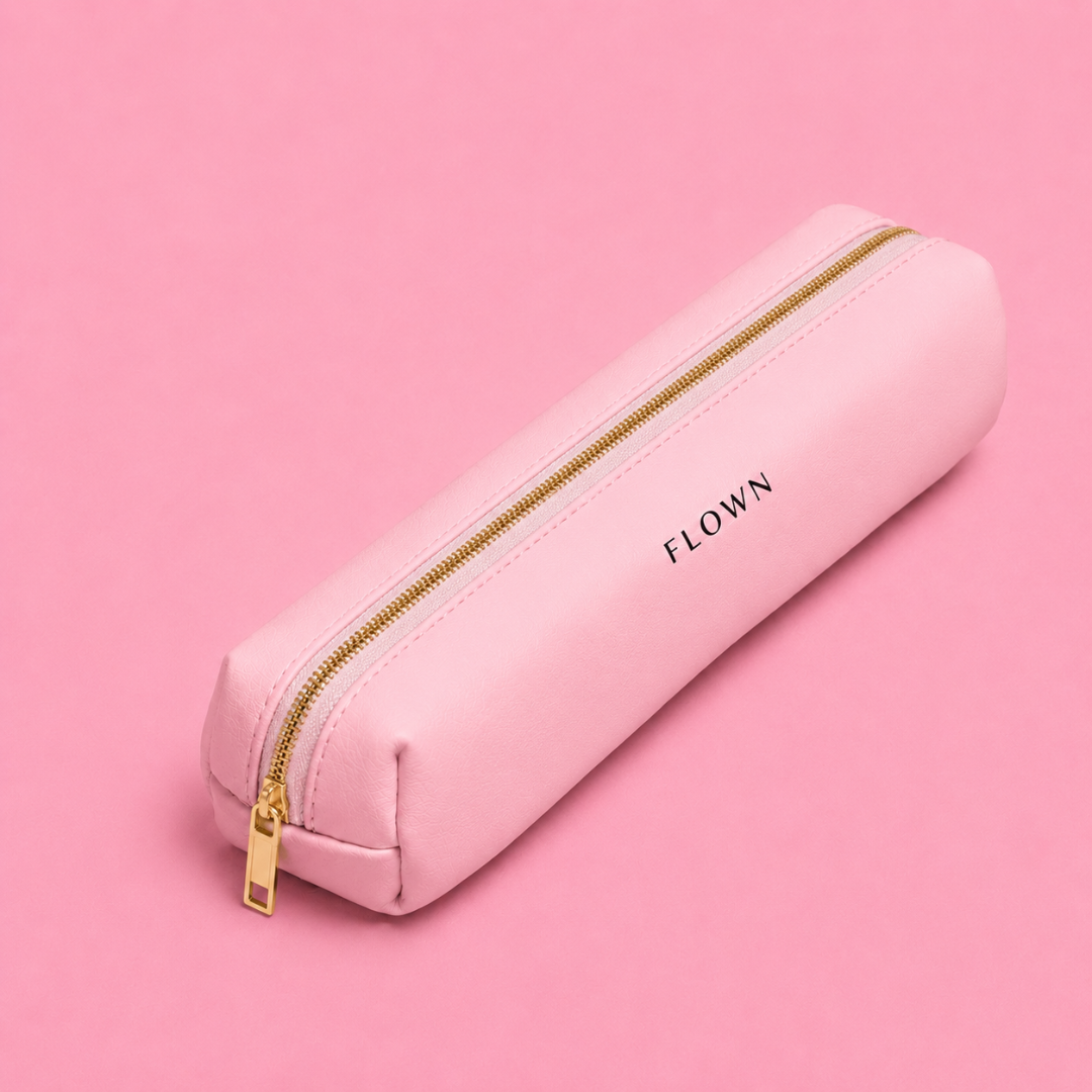 Pink Leather Pouch for GoBrush Max