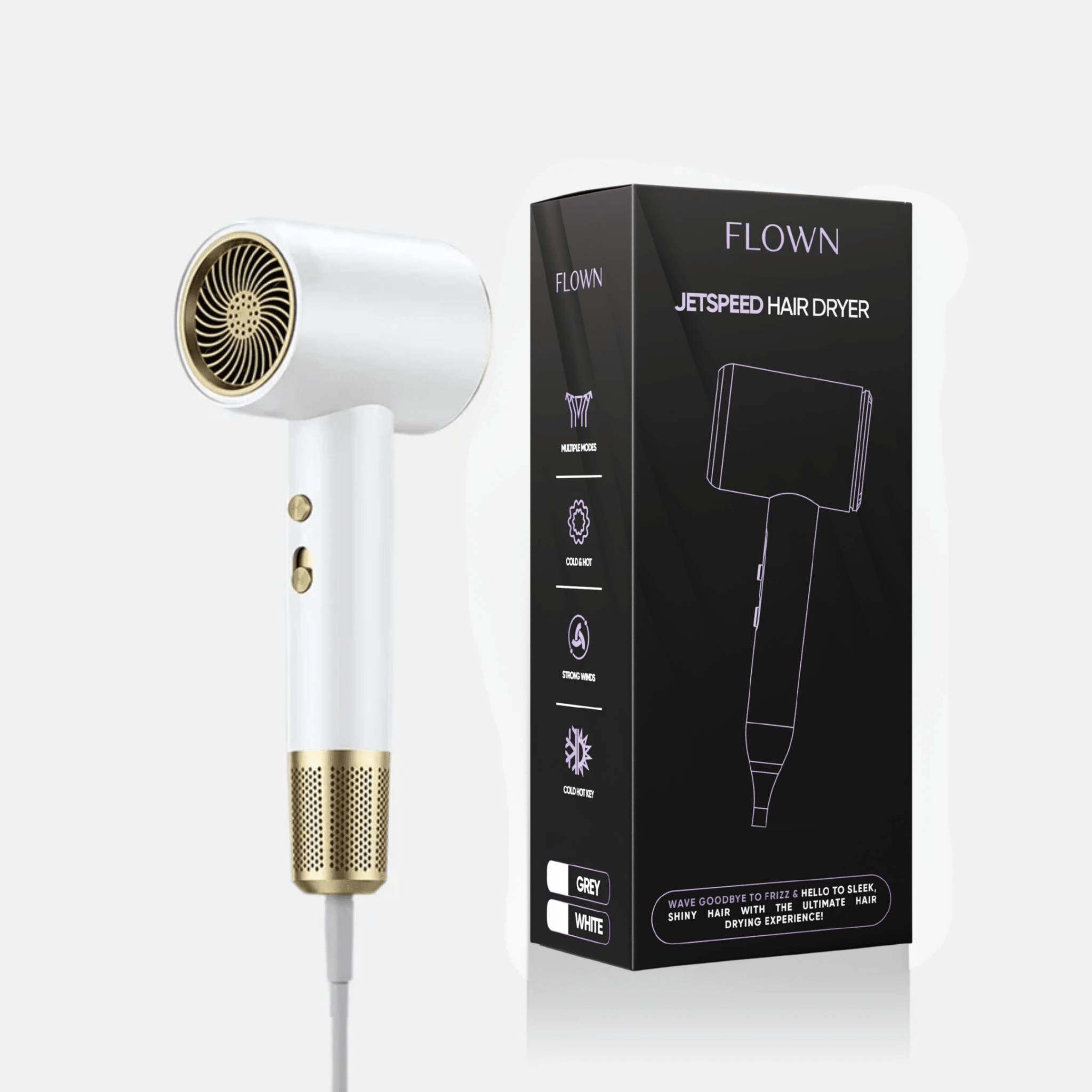 FLOWN JetSpeed Hair Dryer [Special Offer] - NUMOYA