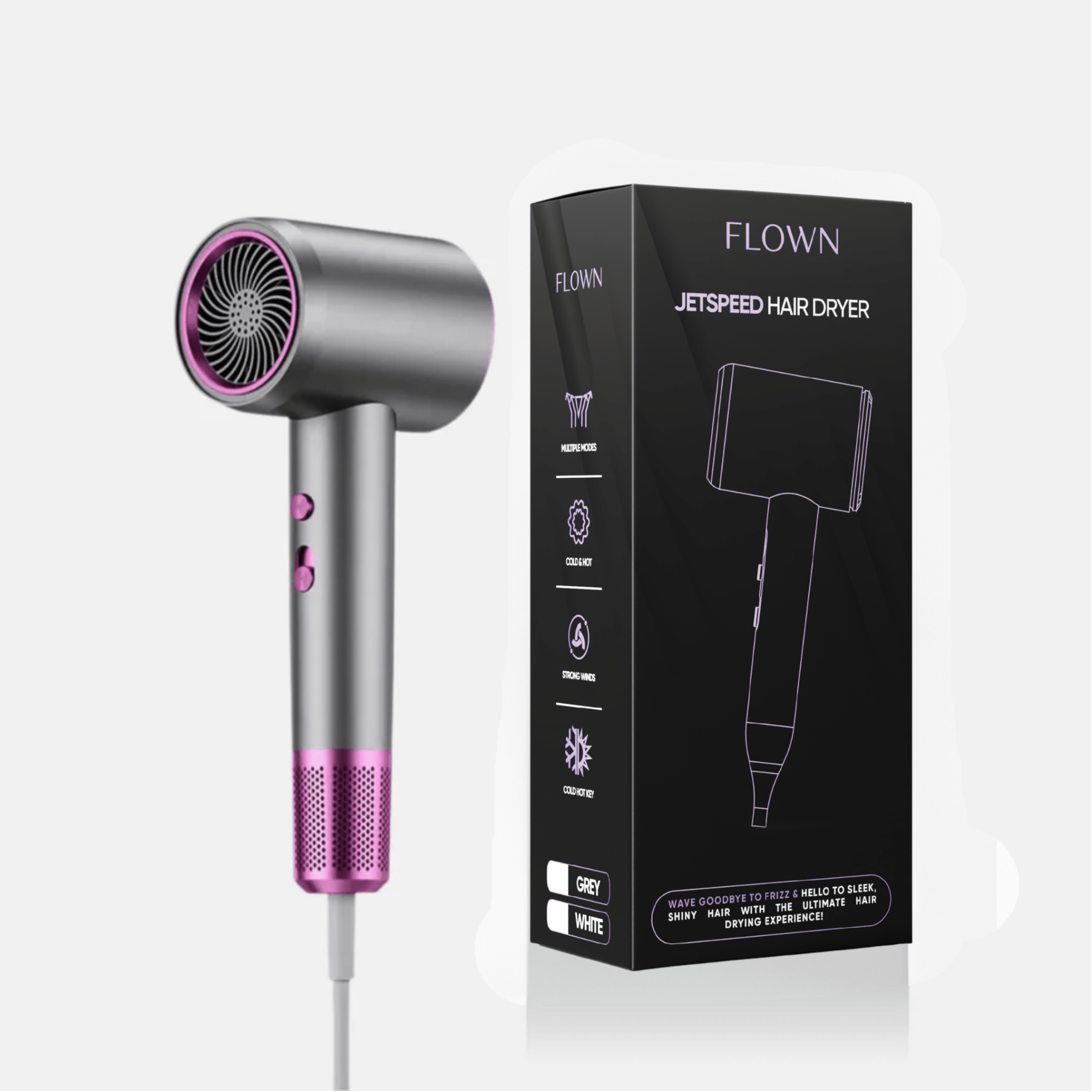 FLOWN JetSpeed Hair Dryer [Special Offer] - NUMOYA