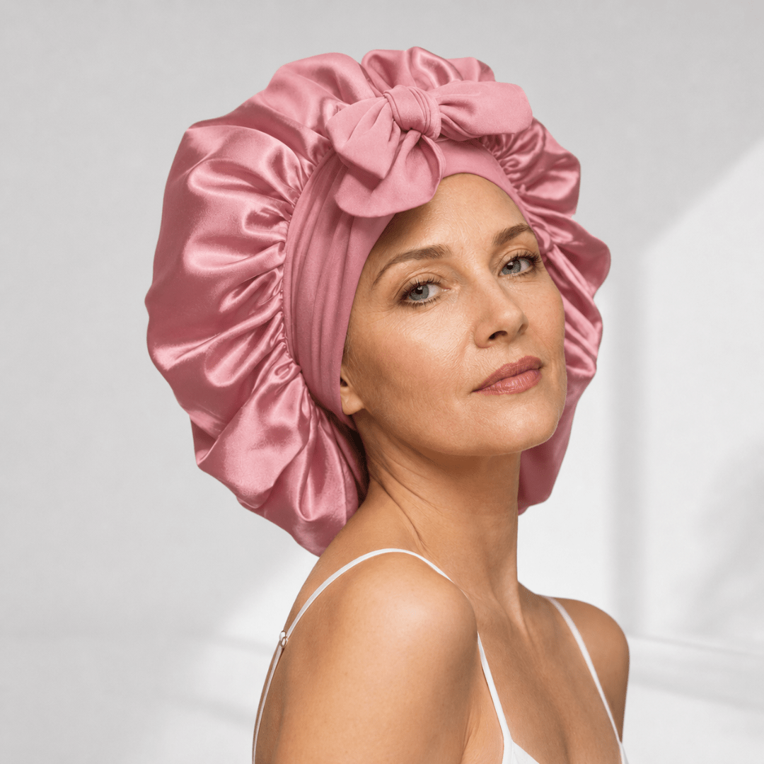 Flown Silq™ Bonnet - Nº04 Rose Blush (BOGO) - NUMOYA