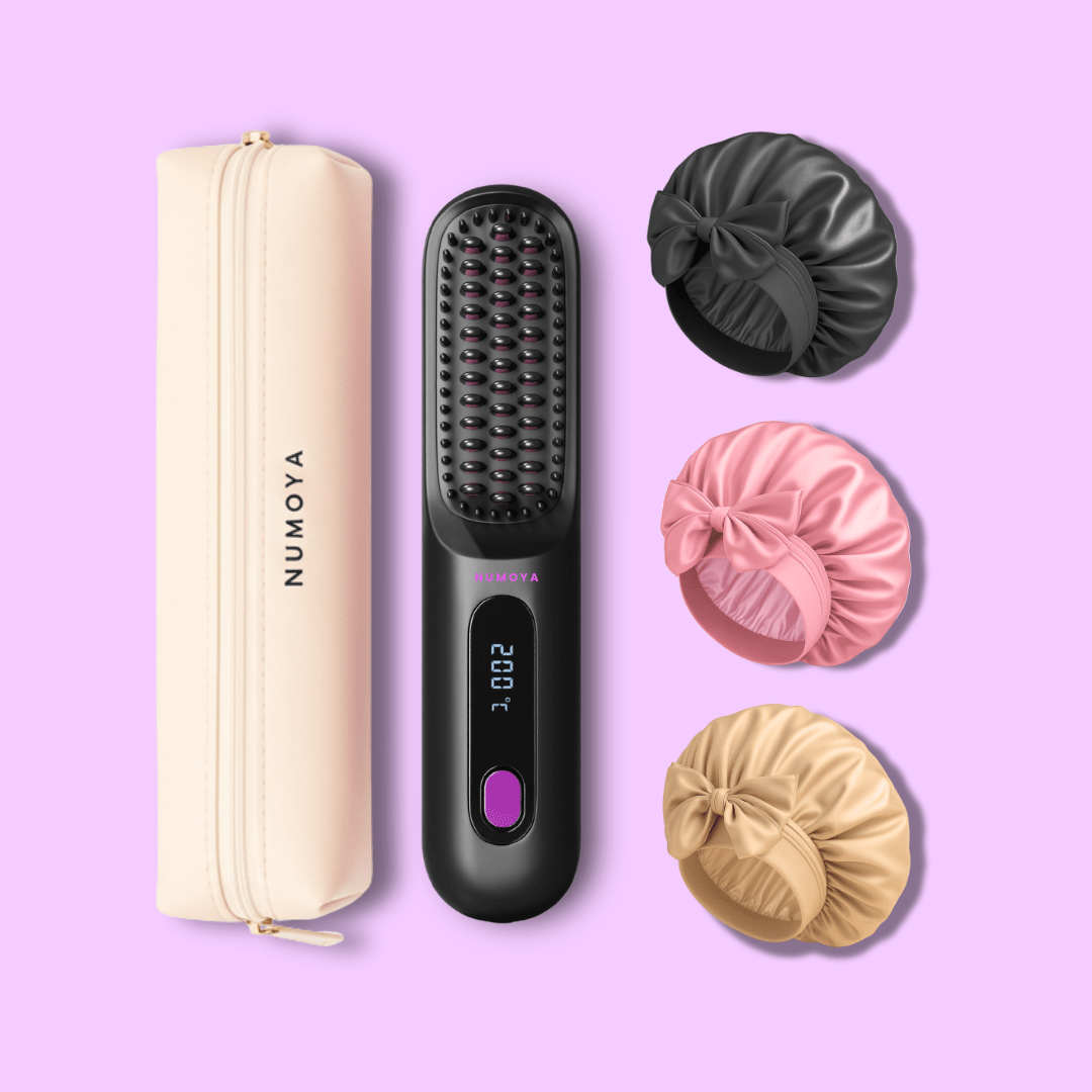 GoBrush PRO + Leather Pouch + Bonnets