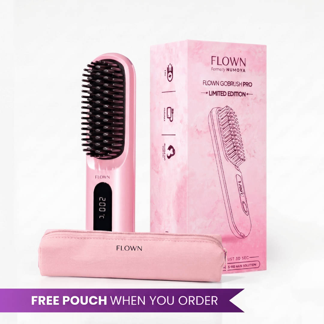 [NEW] FLOWN formerly Numoya Portable Straightener Brush - GoBrush PRO - NUMOYA