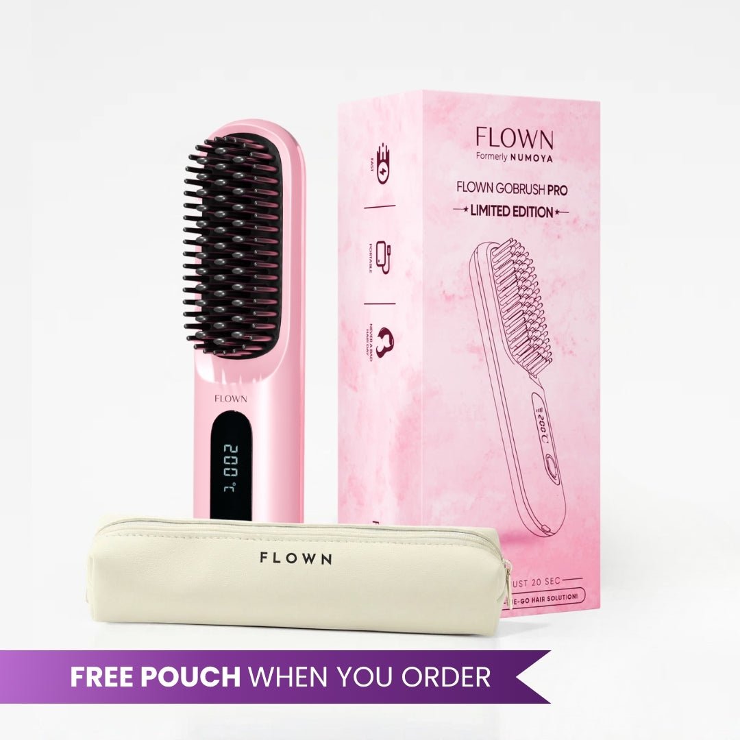 [NEW] FLOWN Portable Straightener Brush - GoBrush PRO - NUMOYA