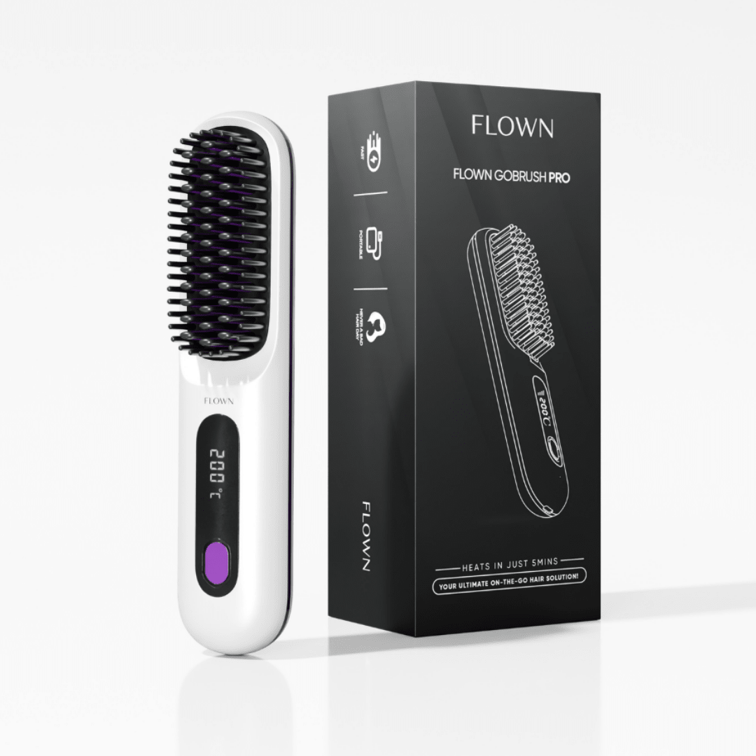 [NEW] FLOWN Portable Straightener Brush - GoBrush PRO