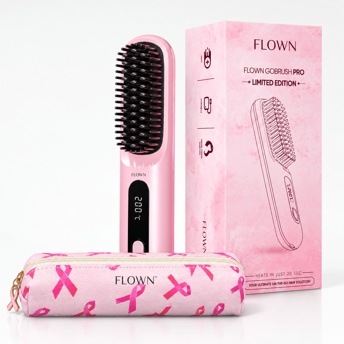 [NEU] Tragbare Glättungsbürste von Numoya – GoBrush PRO
