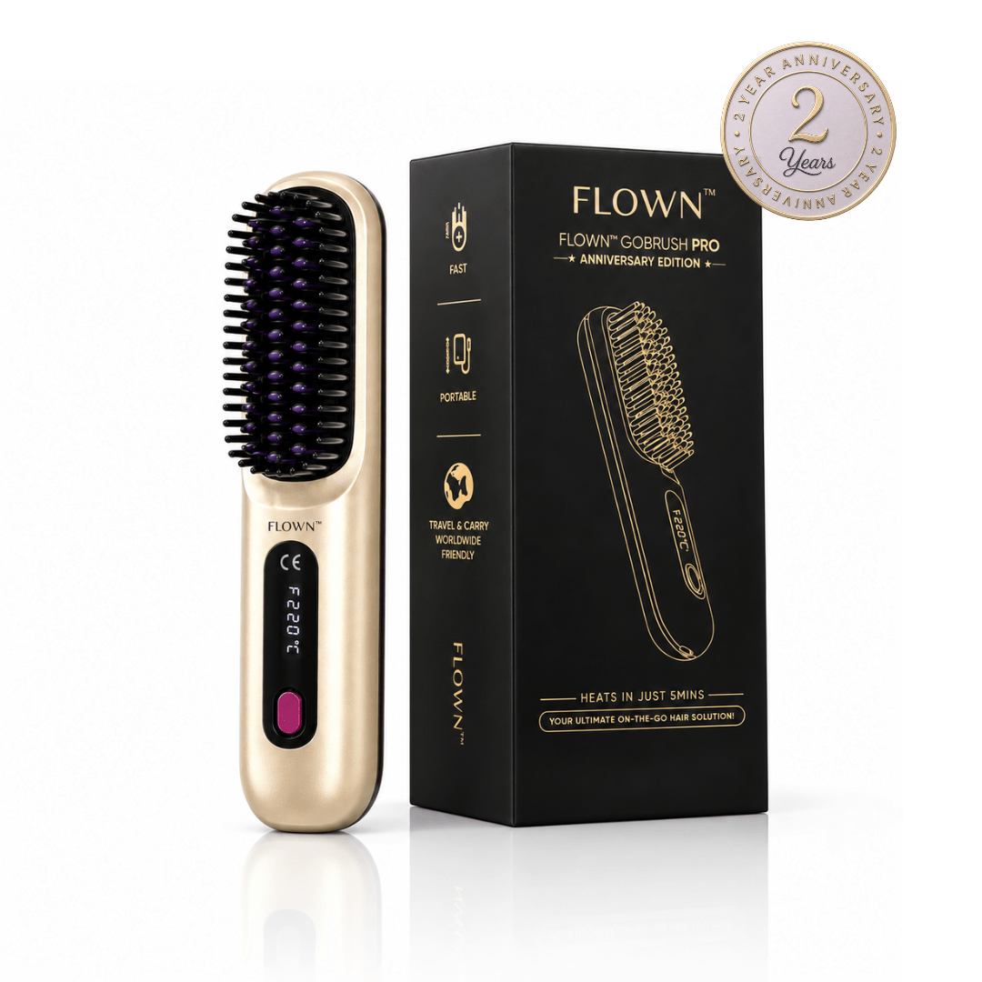 [NEW] FLOWN Portable Straightener Brush - GoBrush PRO