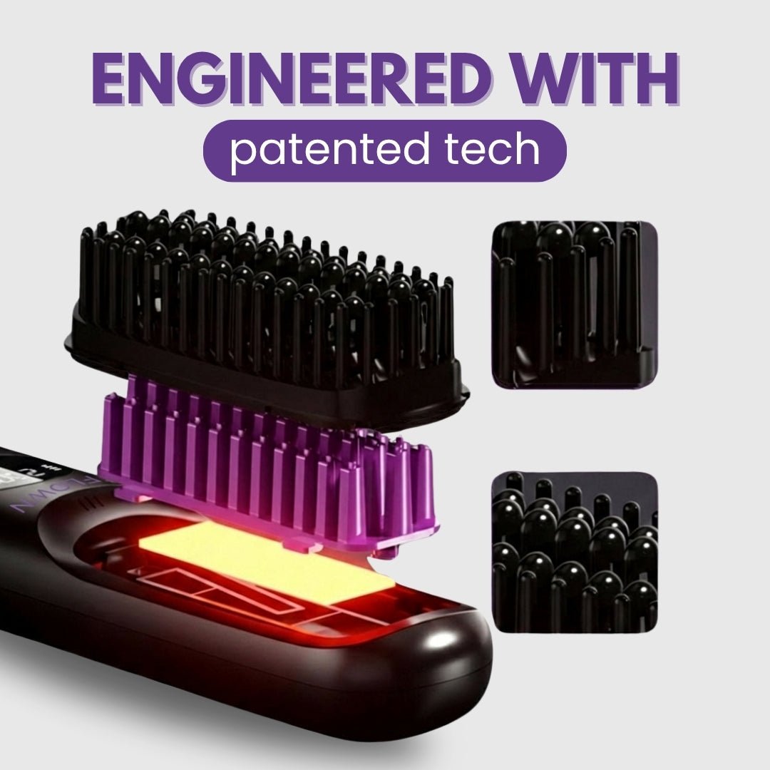 [NEW] FLOWN Portable Straightener Brush - GoBrush PRO - NUMOYA