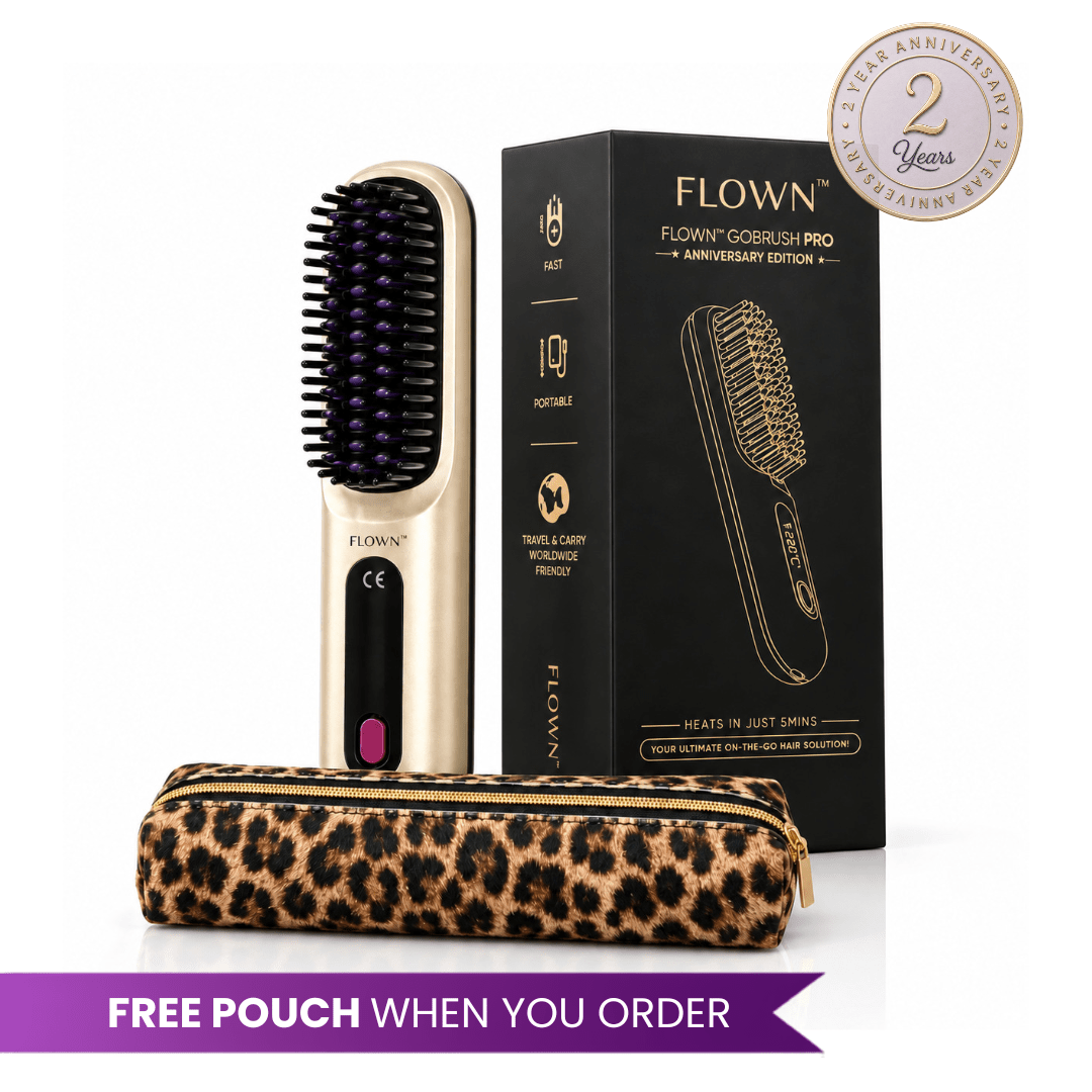[NEW] FLOWN Portable Straightener Brush - GoBrush PRO