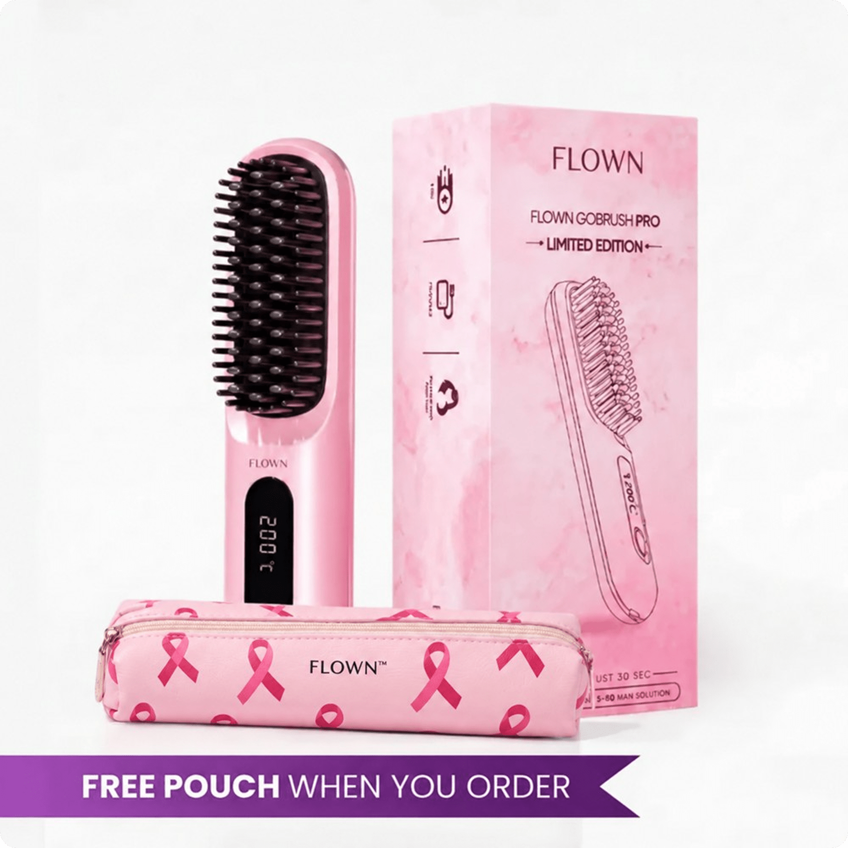 [NEU] Tragbare Glättungsbürste von Numoya – GoBrush PRO