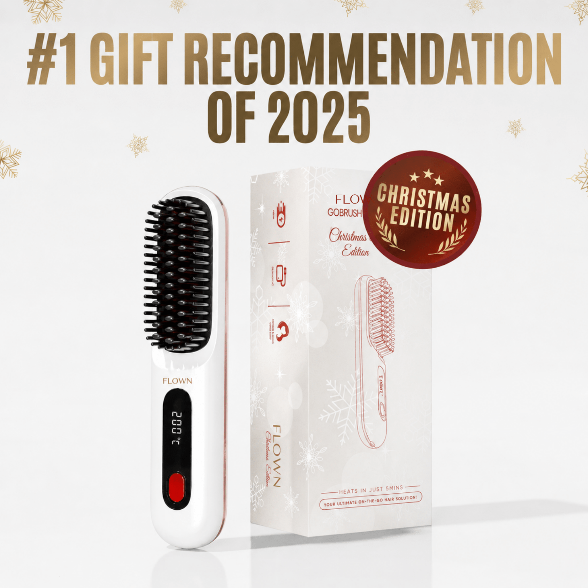 [NEW] FLOWN Portable Straightener Brush - GoBrush PRO (Price Drop) - NUMOYA