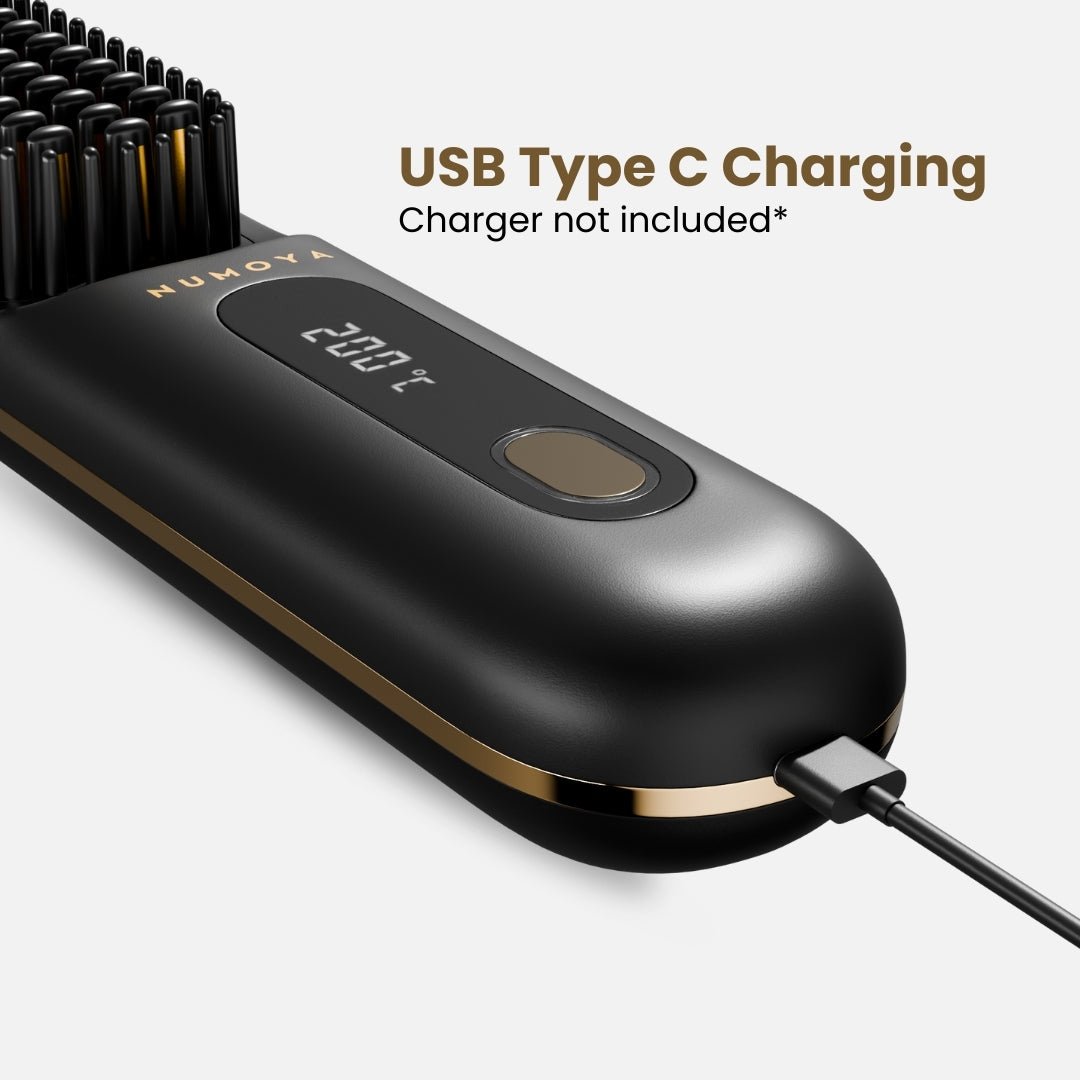 [NEW] Numoya Portable Straightener Brush - GoBrush MAX - NUMOYA