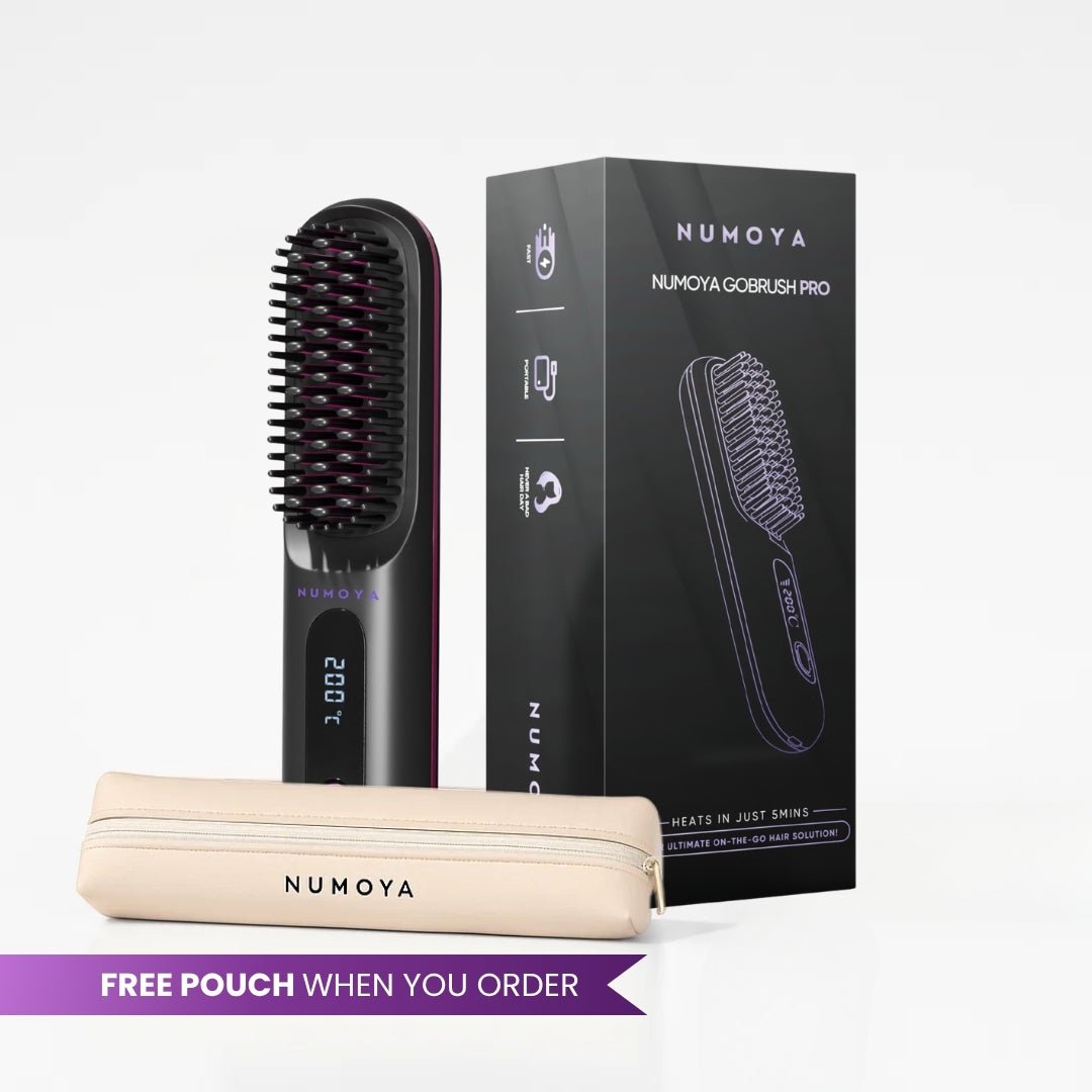 [NEW] Numoya Portable Straightener Brush - GoBrush PRO
