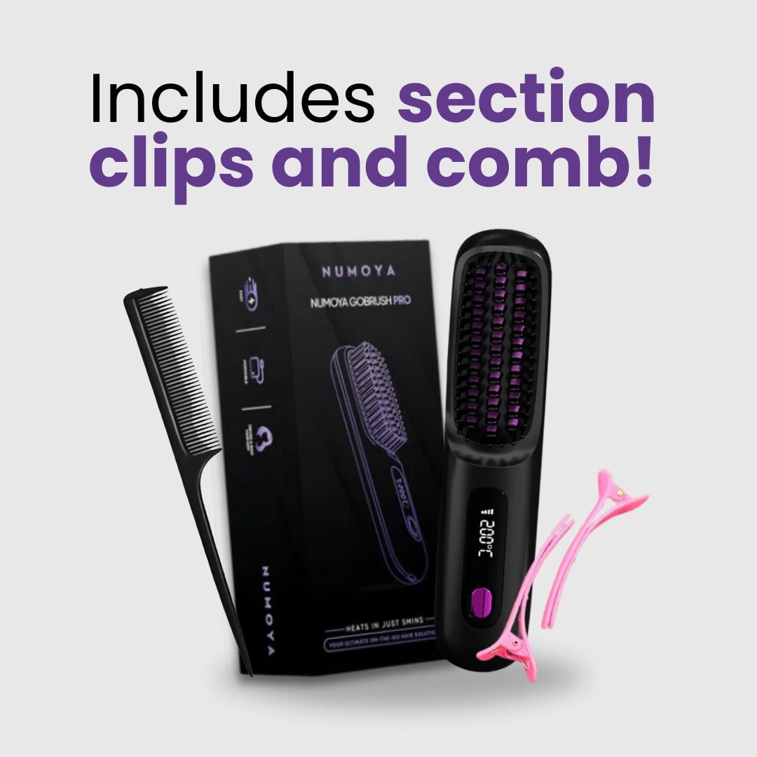 [NEW] Numoya Portable Straightener Brush - GoBrush PRO (BOGO) - NUMOYA